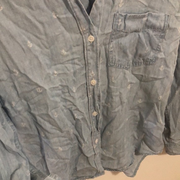 Rails Ingrid anchor print chambray button down - Picture 5 of 5